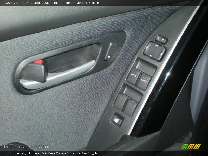 Liquid Platinum Metallic / Black 2007 Mazda CX-9 Sport AWD