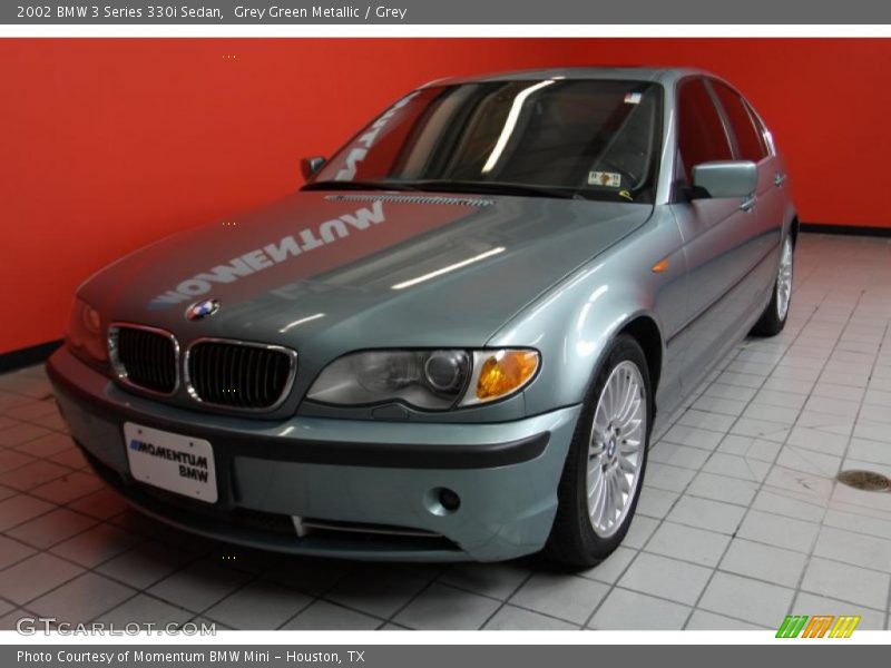 Grey Green Metallic / Grey 2002 BMW 3 Series 330i Sedan