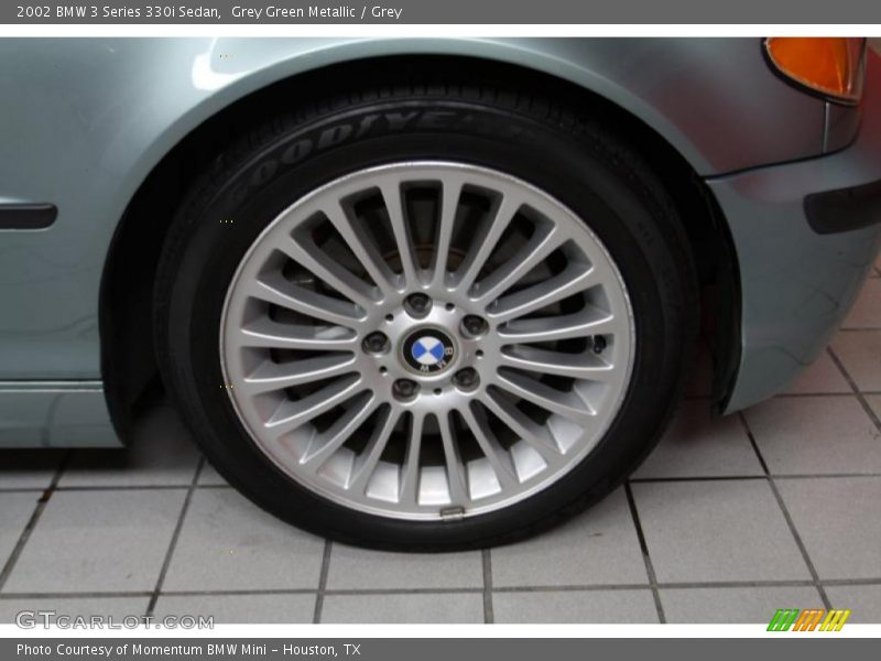 Grey Green Metallic / Grey 2002 BMW 3 Series 330i Sedan