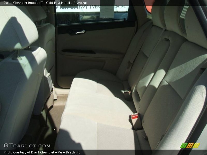 Gold Mist Metallic / Neutral 2011 Chevrolet Impala LT