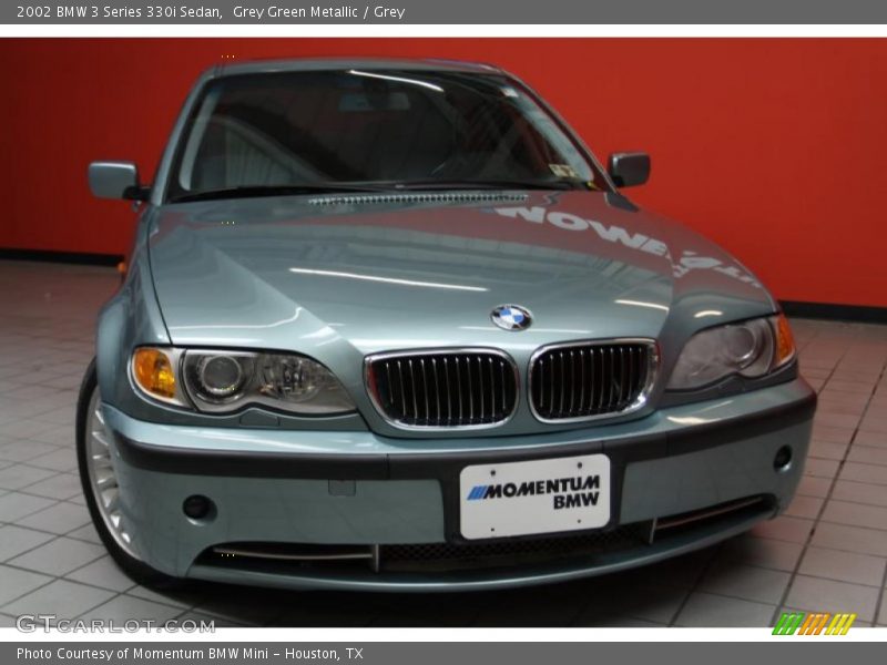 Grey Green Metallic / Grey 2002 BMW 3 Series 330i Sedan