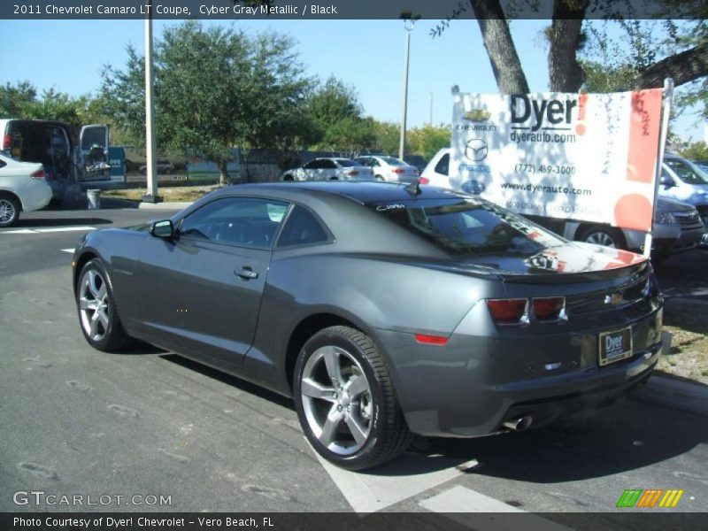 Cyber Gray Metallic / Black 2011 Chevrolet Camaro LT Coupe