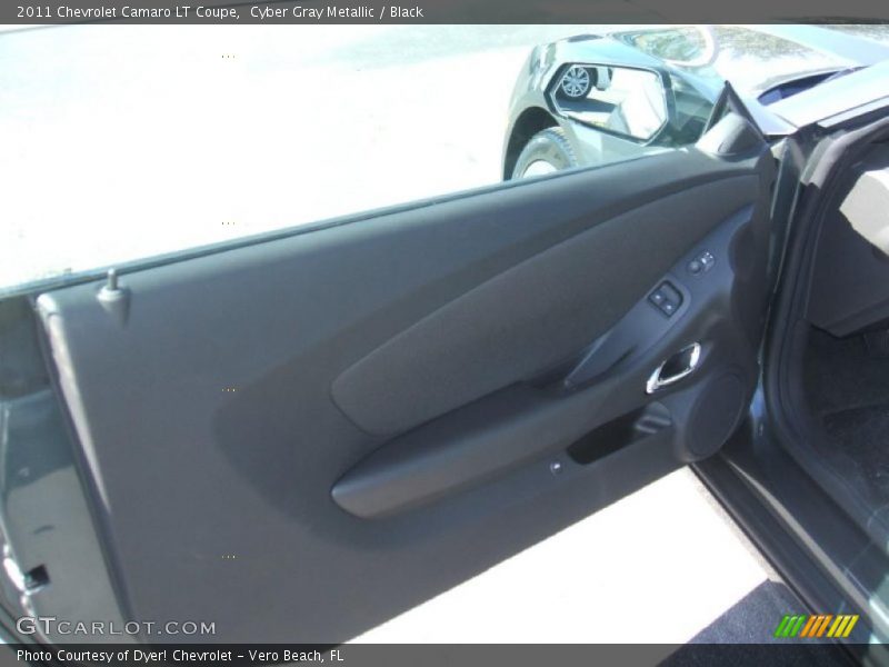 Cyber Gray Metallic / Black 2011 Chevrolet Camaro LT Coupe