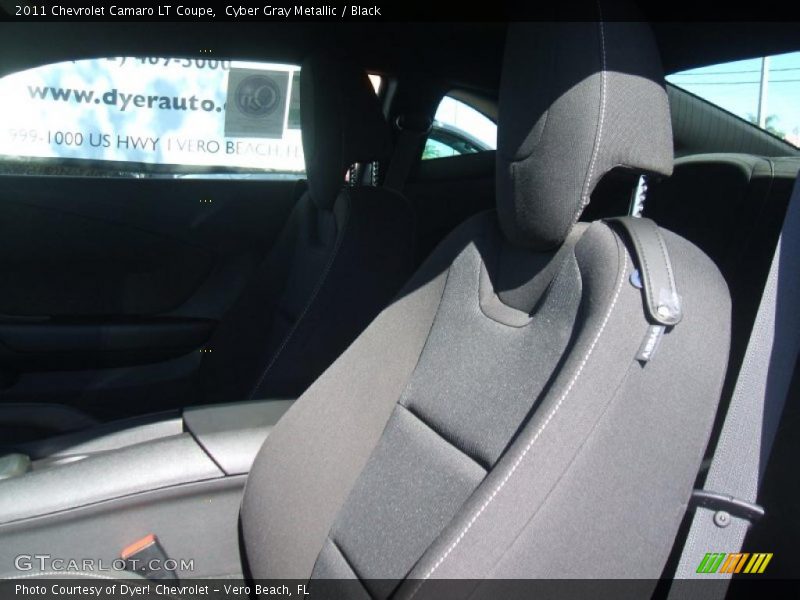 Cyber Gray Metallic / Black 2011 Chevrolet Camaro LT Coupe