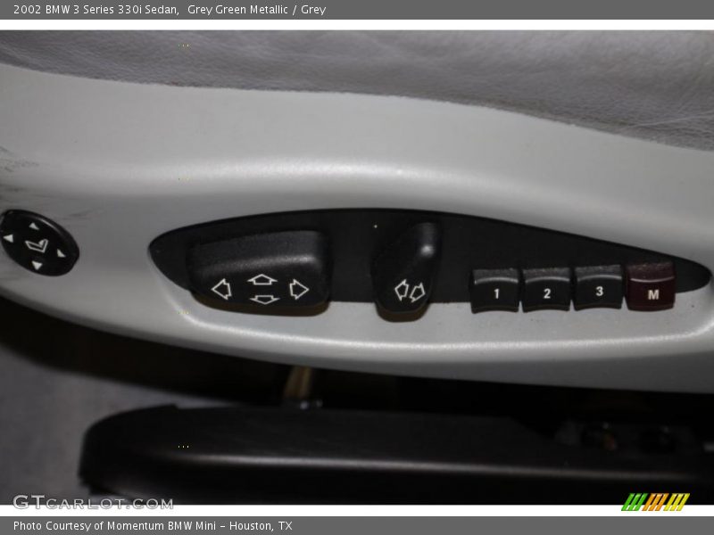 Grey Green Metallic / Grey 2002 BMW 3 Series 330i Sedan