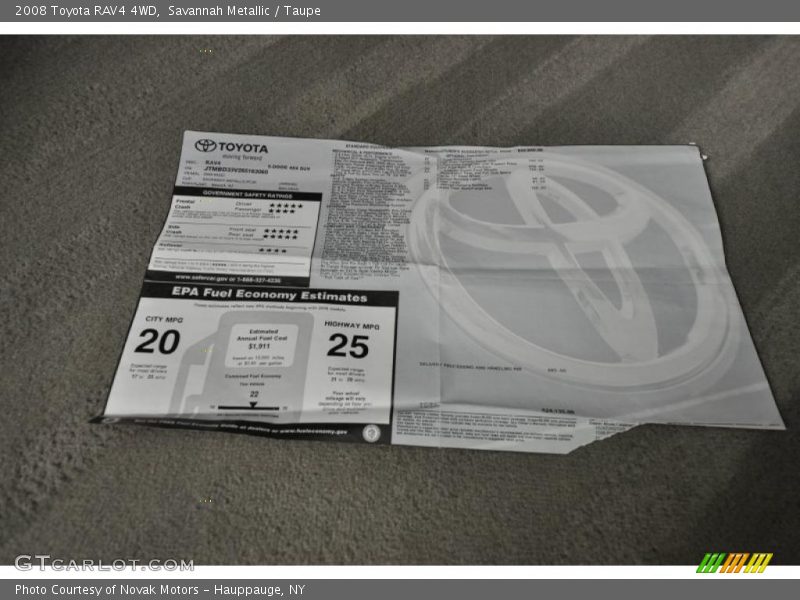 Savannah Metallic / Taupe 2008 Toyota RAV4 4WD