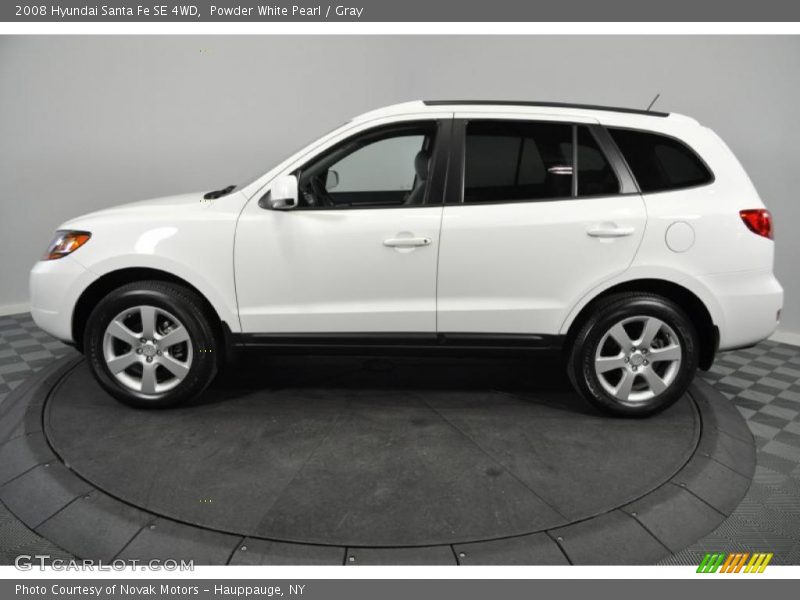  2008 Santa Fe SE 4WD Powder White Pearl