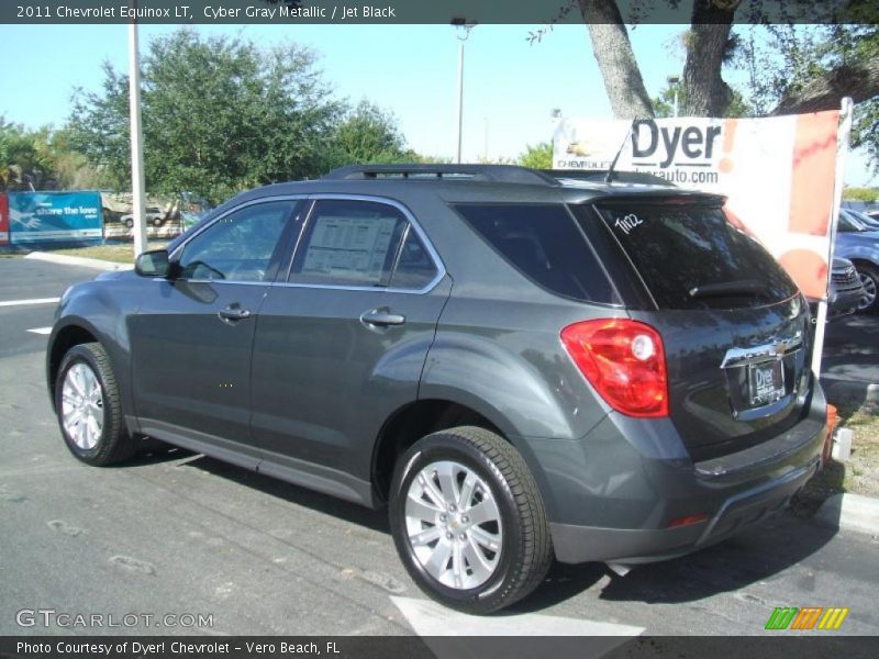 Cyber Gray Metallic / Jet Black 2011 Chevrolet Equinox LT