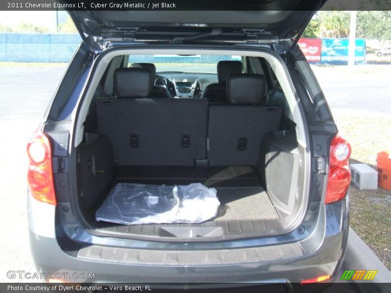 Cyber Gray Metallic / Jet Black 2011 Chevrolet Equinox LT