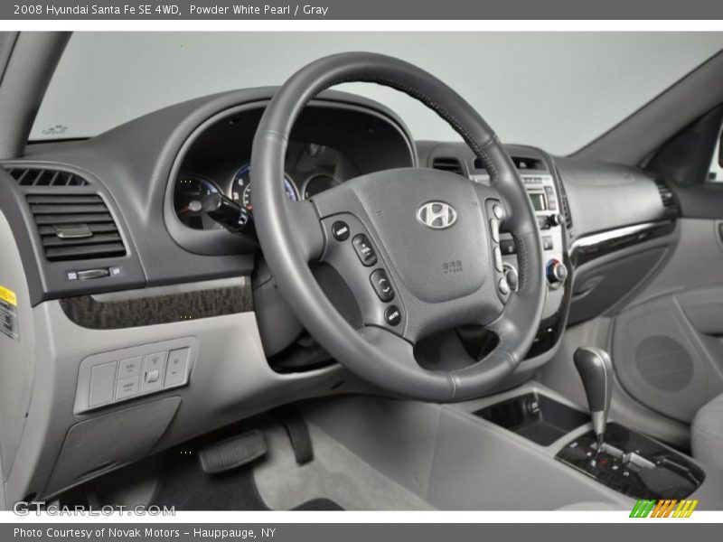 Gray Interior - 2008 Santa Fe SE 4WD 