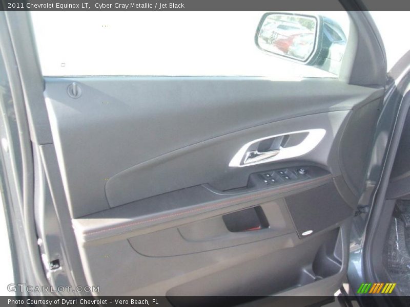 Cyber Gray Metallic / Jet Black 2011 Chevrolet Equinox LT