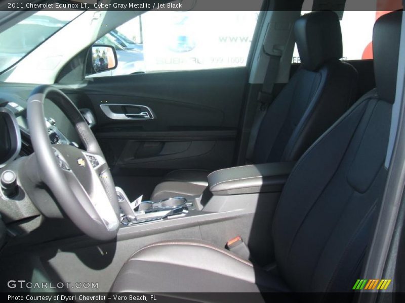 Cyber Gray Metallic / Jet Black 2011 Chevrolet Equinox LT