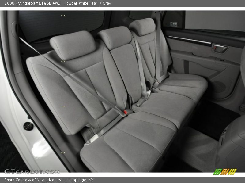  2008 Santa Fe SE 4WD Gray Interior