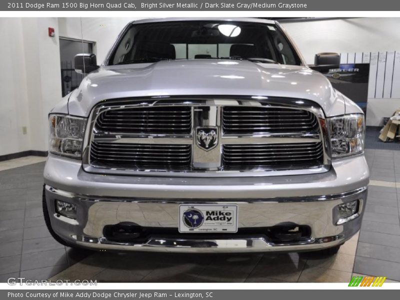 Bright Silver Metallic / Dark Slate Gray/Medium Graystone 2011 Dodge Ram 1500 Big Horn Quad Cab