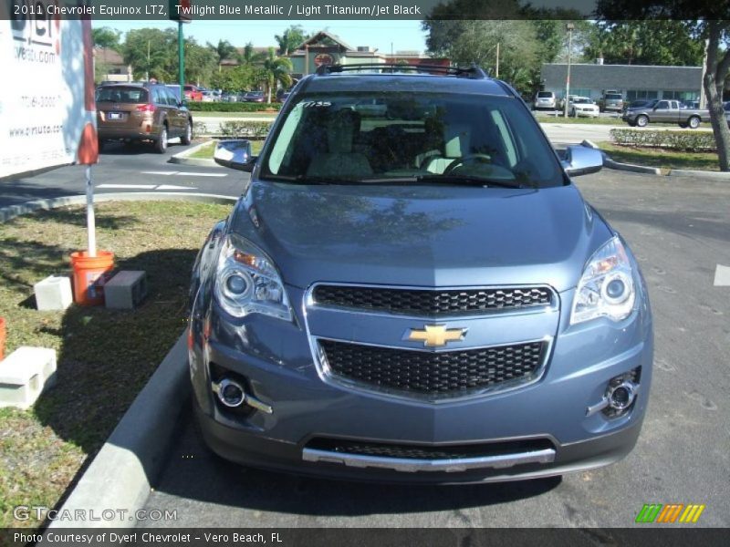 Twilight Blue Metallic / Light Titanium/Jet Black 2011 Chevrolet Equinox LTZ