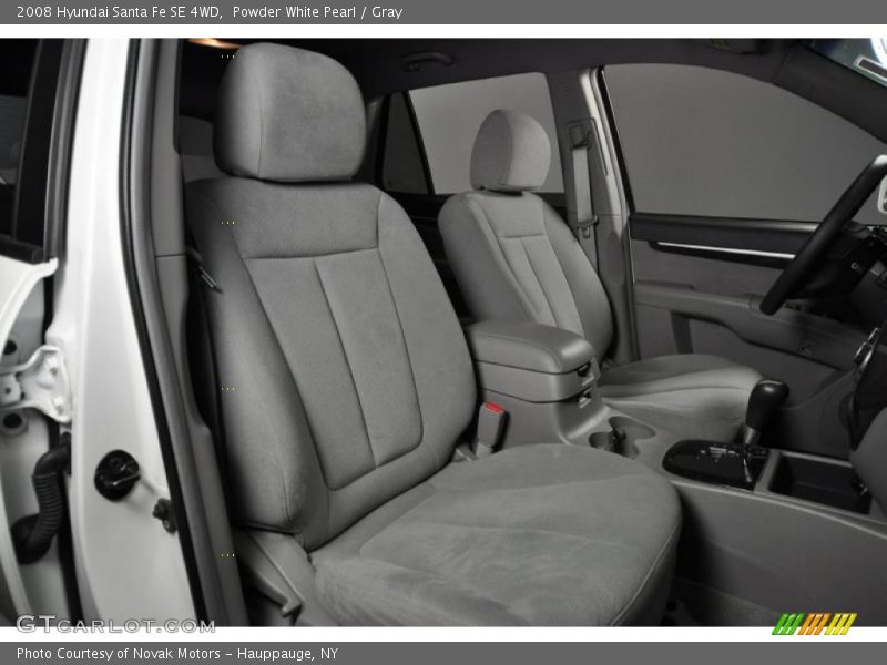  2008 Santa Fe SE 4WD Gray Interior