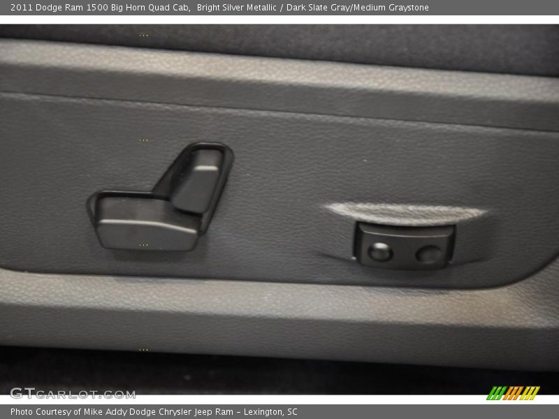 Bright Silver Metallic / Dark Slate Gray/Medium Graystone 2011 Dodge Ram 1500 Big Horn Quad Cab