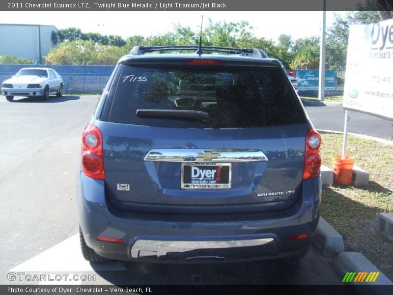 Twilight Blue Metallic / Light Titanium/Jet Black 2011 Chevrolet Equinox LTZ