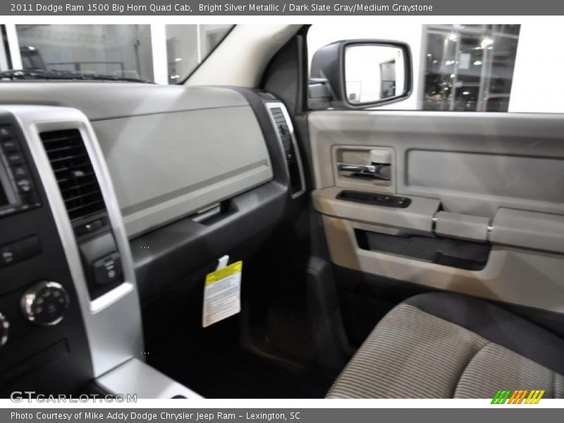 Bright Silver Metallic / Dark Slate Gray/Medium Graystone 2011 Dodge Ram 1500 Big Horn Quad Cab