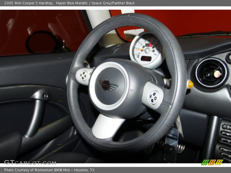 Hyper Blue Metallic / Space Grey/Panther Black 2005 Mini Cooper S Hardtop