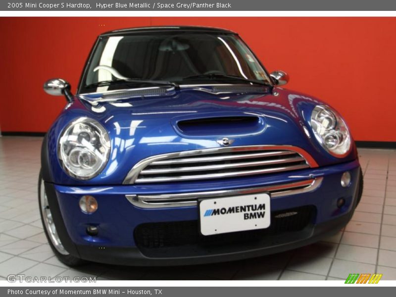 Hyper Blue Metallic / Space Grey/Panther Black 2005 Mini Cooper S Hardtop