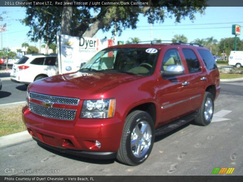 Red Jewel Tintcoat / Light Cashmere/Dark Cashmere 2011 Chevrolet Tahoe LTZ