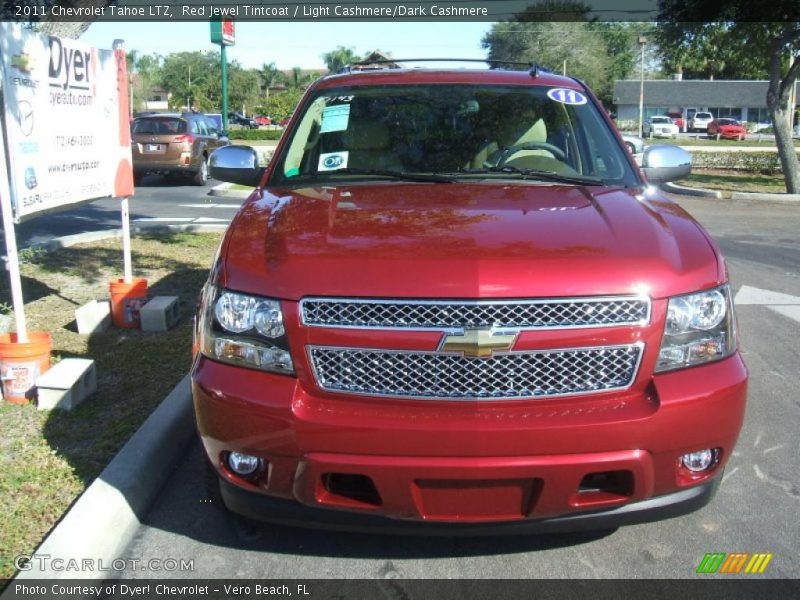 Red Jewel Tintcoat / Light Cashmere/Dark Cashmere 2011 Chevrolet Tahoe LTZ