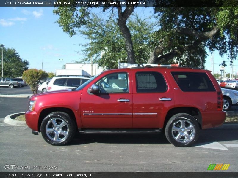 Red Jewel Tintcoat / Light Cashmere/Dark Cashmere 2011 Chevrolet Tahoe LTZ