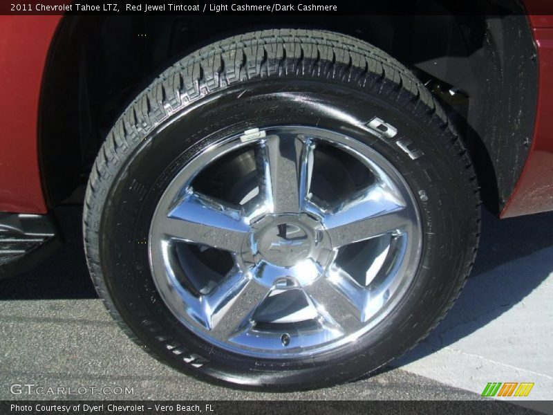 Red Jewel Tintcoat / Light Cashmere/Dark Cashmere 2011 Chevrolet Tahoe LTZ