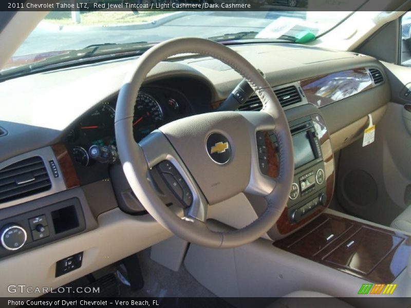 Red Jewel Tintcoat / Light Cashmere/Dark Cashmere 2011 Chevrolet Tahoe LTZ