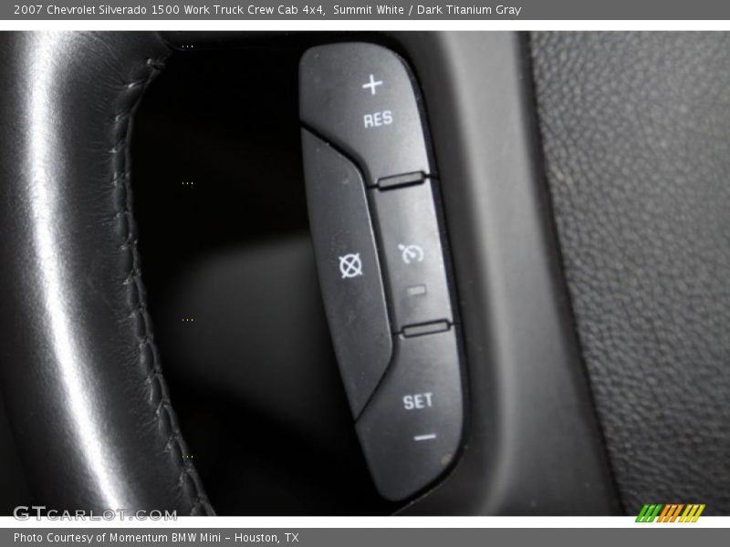Summit White / Dark Titanium Gray 2007 Chevrolet Silverado 1500 Work Truck Crew Cab 4x4