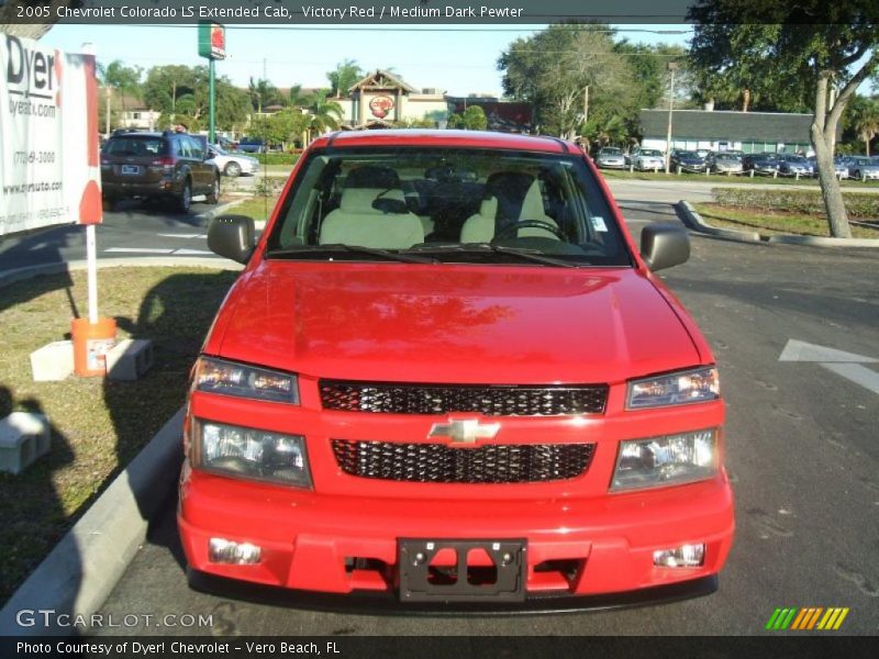 Victory Red / Medium Dark Pewter 2005 Chevrolet Colorado LS Extended Cab