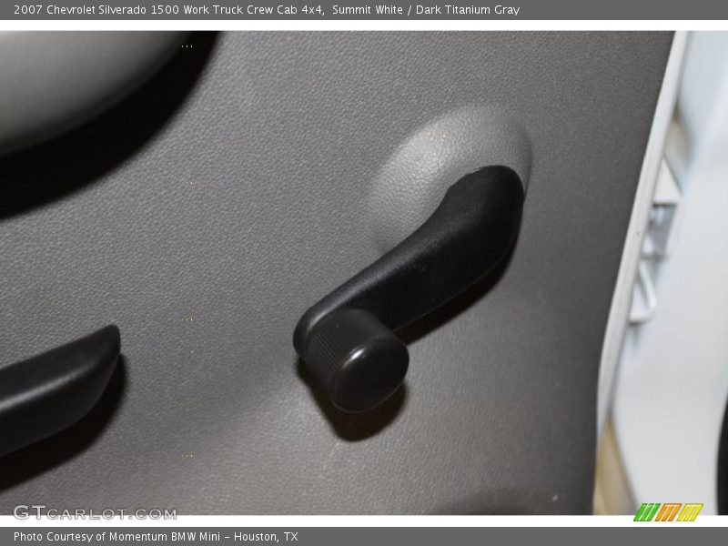 Summit White / Dark Titanium Gray 2007 Chevrolet Silverado 1500 Work Truck Crew Cab 4x4