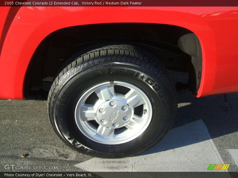 Victory Red / Medium Dark Pewter 2005 Chevrolet Colorado LS Extended Cab