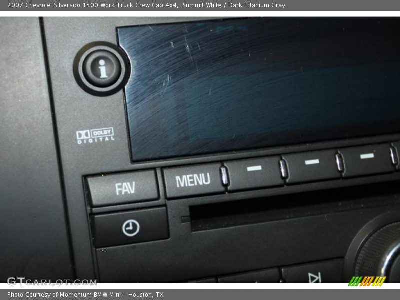 Summit White / Dark Titanium Gray 2007 Chevrolet Silverado 1500 Work Truck Crew Cab 4x4