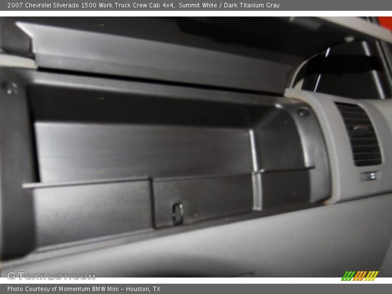 Summit White / Dark Titanium Gray 2007 Chevrolet Silverado 1500 Work Truck Crew Cab 4x4