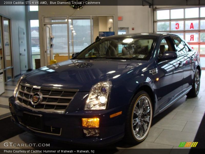 Blue Diamond Tricoat / Cashmere 2009 Cadillac STS 4 V6 AWD
