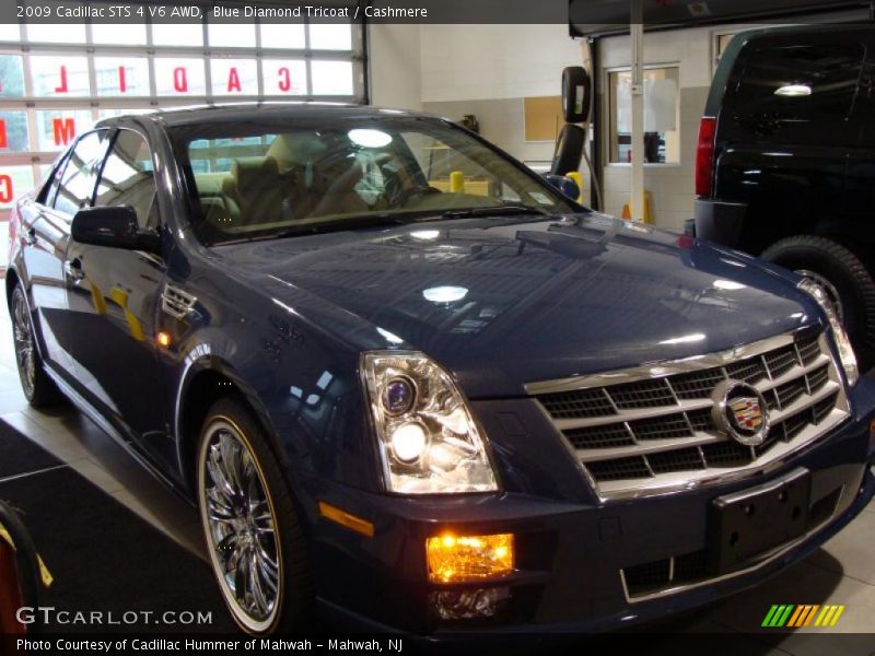 Blue Diamond Tricoat / Cashmere 2009 Cadillac STS 4 V6 AWD