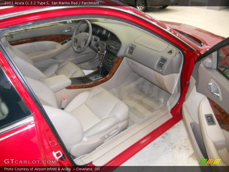 San Marino Red / Parchment 2001 Acura CL 3.2 Type S