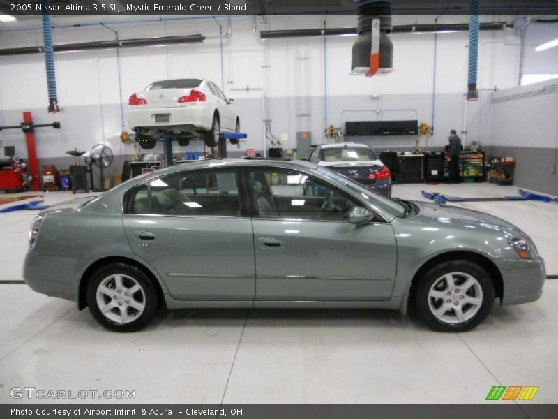 Mystic Emerald Green / Blond 2005 Nissan Altima 3.5 SL