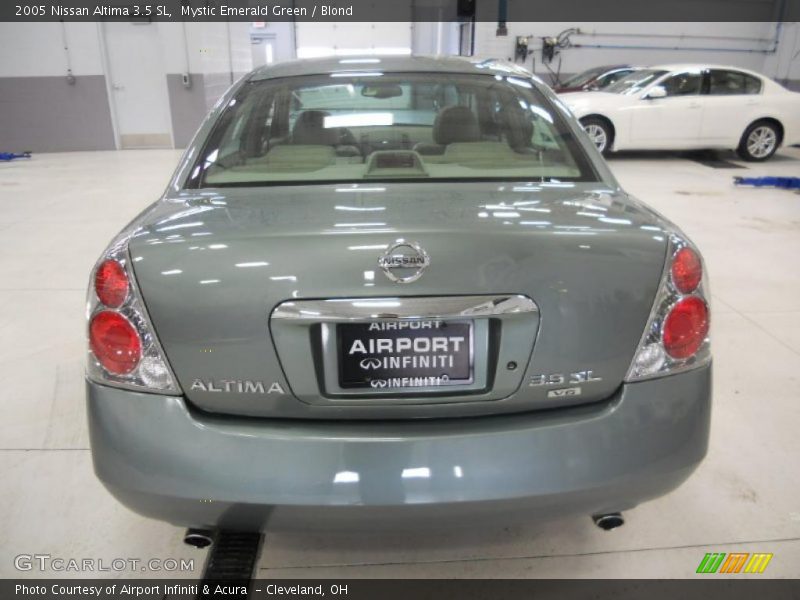 Mystic Emerald Green / Blond 2005 Nissan Altima 3.5 SL