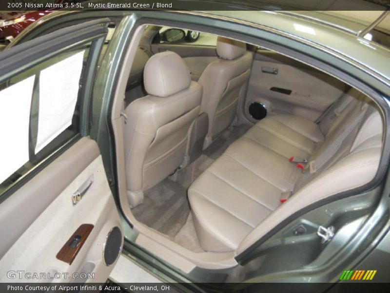 Mystic Emerald Green / Blond 2005 Nissan Altima 3.5 SL