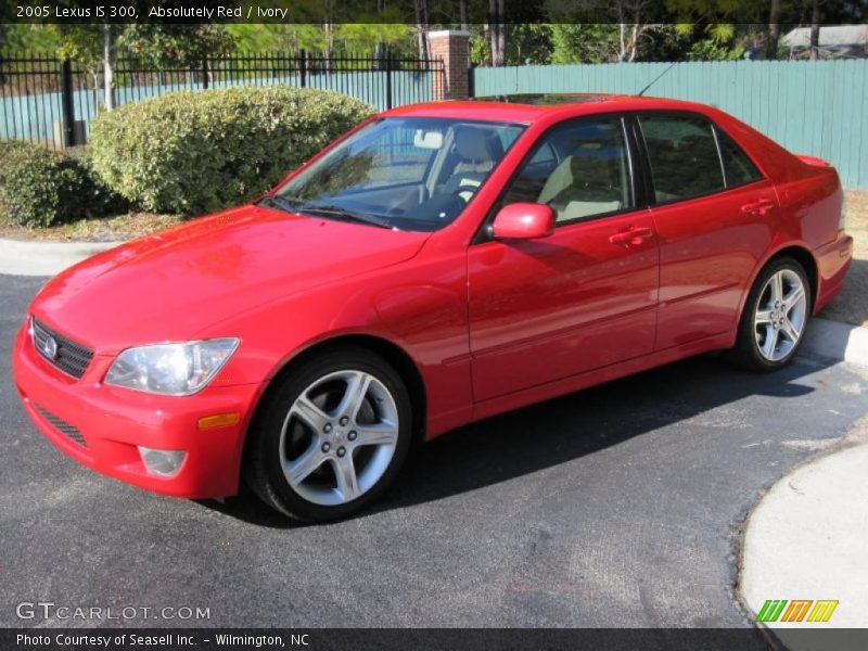 Absolutely Red / Ivory 2005 Lexus IS 300