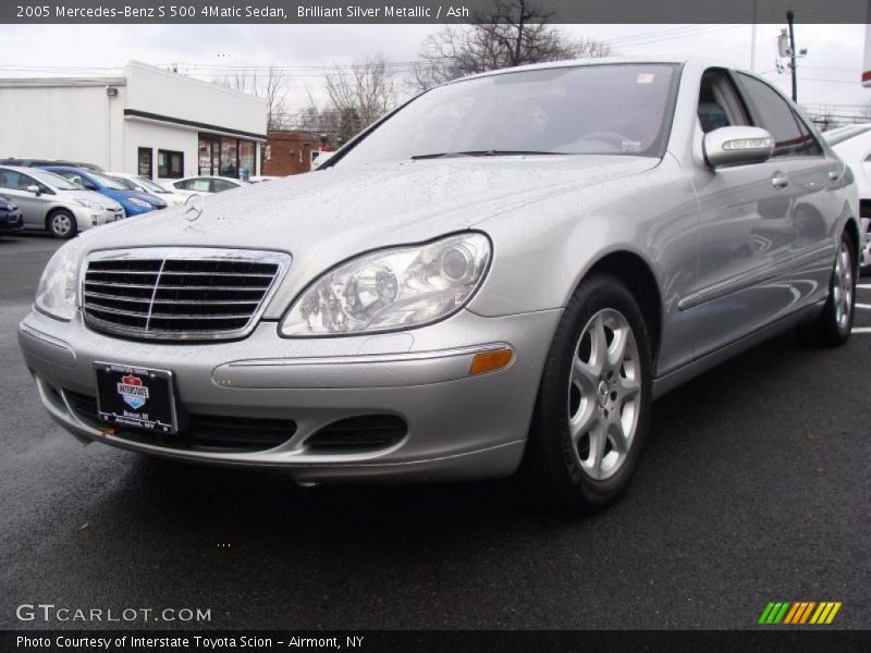 Brilliant Silver Metallic / Ash 2005 Mercedes-Benz S 500 4Matic Sedan
