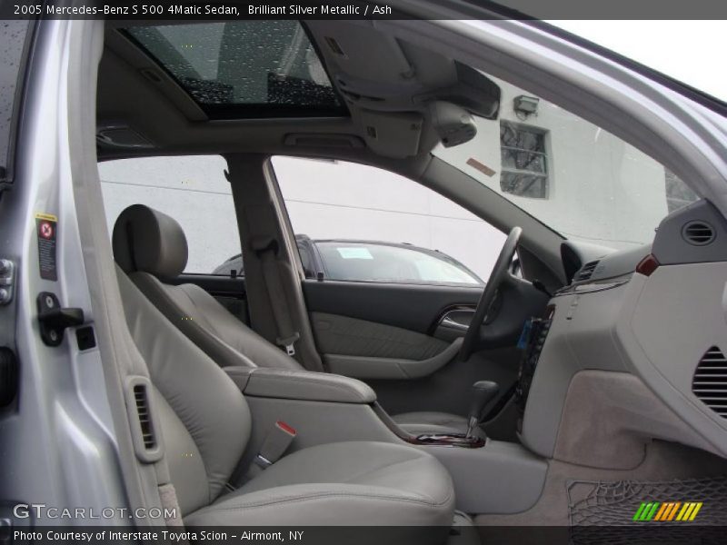 Brilliant Silver Metallic / Ash 2005 Mercedes-Benz S 500 4Matic Sedan
