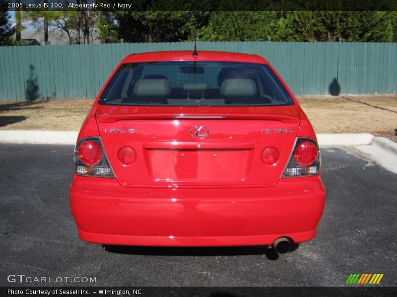 Absolutely Red / Ivory 2005 Lexus IS 300