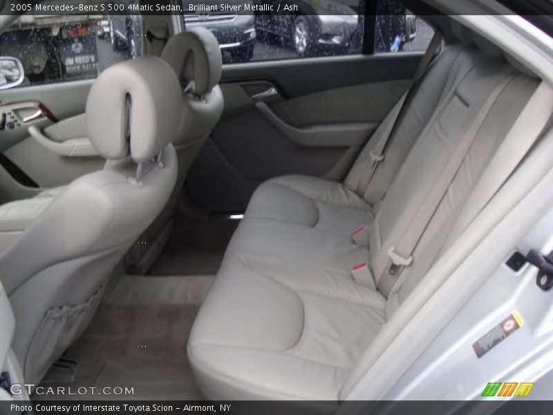  2005 S 500 4Matic Sedan Ash Interior