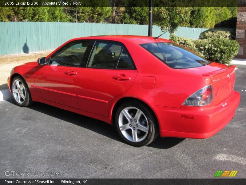 Absolutely Red / Ivory 2005 Lexus IS 300