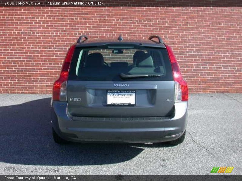 Titanium Grey Metallic / Off Black 2008 Volvo V50 2.4i