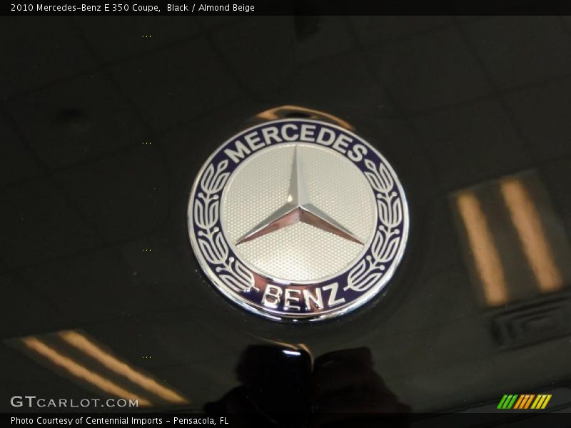 Black / Almond Beige 2010 Mercedes-Benz E 350 Coupe